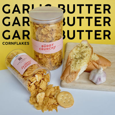 Garlic Butter Cornflakes (คอนเฟลกเนยกระเทียม) | Buddycrunchy.bake
