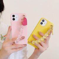 [LWF HOT]☒สปอร์ท♈Ins เคสโทรศัพท์สร้อยข้อมือโซ่ข้อมือ,เคสโทรศัพท์สำหรับ iPhone 12 11 Pro Max XR Max XS X 6 7 8 Plus SE 2020เคสกันกระแทกมุมซิลิโคนนิ่ม