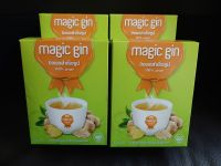 Magic gin เครื่องดื่มขิงผงสำเร็จรูป ไม่มีน้ำตาล (100% ginger &amp; sugar free) 400g (100g x 4 ห่อ)