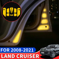 For Land Cruiser 200 Car Door Reflective Warning Stickers LC200 Modification Accessories Car Body Anti-Collision Safety Tips