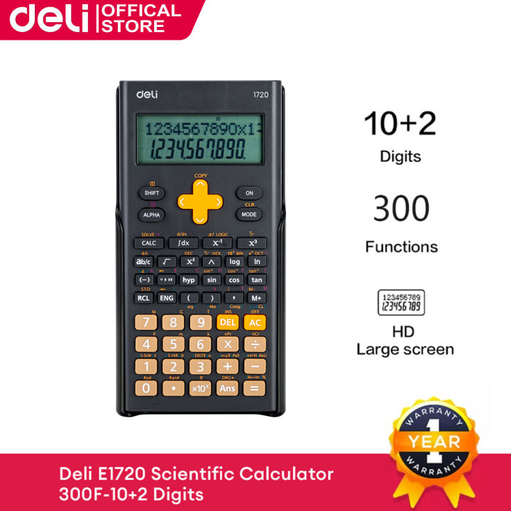 Deli Scientific Calculator 300 Functions Original For High School