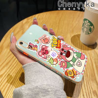 Chenyyyyka Caing สำหรับ Huawei Y6 Pro 2019เคสลายการ์ตูนโดราเอมอนนำโชคใหม่กรอบสี่เหลี่ยมพื้นผิวเคสซิลิกาเจลนิ่มกันกระแทกเคสมือถือฝาครอบป้องกันเลนส์กล้องถ่ายรูปทั้งหมด