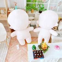 15/20ซมตุ๊กตาผ้ากำมะหยี่ DIY ร่างกายปกติ/ไขมันตุ๊กตาผ้าไม่มีชุดแอตทริบิวต์ว่างเปล่าปัก20ซม. ตุ๊กตาผ้าตุ๊กตาแอตทริบิวต์ของขวัญสาว