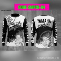 [In stock] 2023 design  sniper tshirt longsleeve full sublimation 3d printed long-sleeved motorcycle jersey  tee top cxfq，Contact the seller for personalized customization of the name