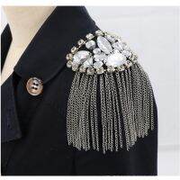 Stylish Trims with DIY Shoulder Patch and Decorative Beads