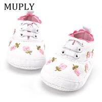 Special Offers Baby Girl Shoes White Lace Floral Embroidered Soft Shoes Prewalker Walking Toddler Kids Shoes First Walker Free Shipping