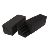 【JJA Decoration】 4Pcs Corner Bass Trap Acoustic Soundproofing Polyurethane Foam Sound Absorption Treatment