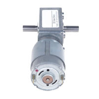 385 DC Gear Motor Double Shaft Length 14mm Electric 12V 24V Speed 4rpm To 415rpm PWM Reverse Low Noise Metal Moter Engine JGY385