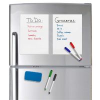 【YD】 A5 Size Magnetic Whiteboard Fridge Magnets Dry Board Eraser Writing Message Remind Memo Kid