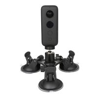 (พร้อมสต็อก) สำหรับ Insta360 One X/one R สามเหลี่ยมดูดถ้วยเมาท์กับอะแดปเตอร์หัวบอลขาตั้งกล้อง