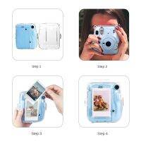 Special Offers! Instax Mini 12/11 With Photo Bag/No Bag Transparent Protective Case Photo Storage Bag Crystal Shell Strap Rope Sticker Sets