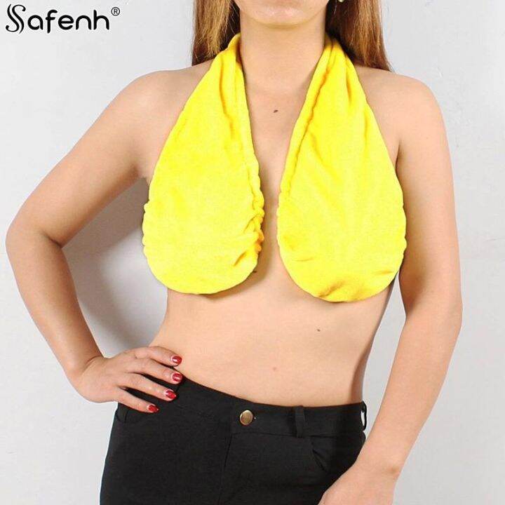 ใหม่-1pcs-ผ้าเช็ดตัว-bra-ผ้าเช็ดตัวแขวนคอห่อ-bra-หน้าอกใหญ่แขวนคอผ้าเช็ดตัว-bra-bralette-top-bandeau-top-tops