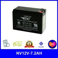 [พร้อมส่ง] แบตเตอรี่แห้ง Ups NV12V-7.2AH มีประกัน ราคาถูก