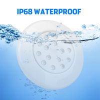 7W IP68 Waterproof  LED Underwater Night Light 15 LED RGB Multi Color Submersiblefor Fish Tank Pond Swimming Pool Wedding Party