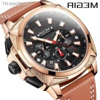 ⌚ นาฬิกา New finale Megs megir watch men military watches multifunctional movement time quartz watch 2128