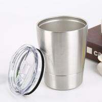 ✹﹍❧  Cross-border European and 304 stainless steel vacuum milk cup 8oz12oz outdoor insulation coffee children straw