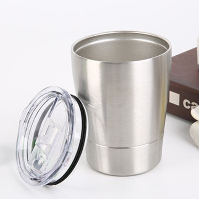 ✹﹍❧  Cross-border European and 304 stainless steel vacuum milk cup 8oz12oz outdoor insulation coffee children straw