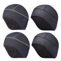 Winter Cycling Cap Windproof Thermal Skull Cap Helmet Liner Running Skiing Motocycle Riding Men MTB Bike Hat With Glasses Hole Medicine  First Aid Sto