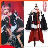 เซิร์ฟเวอร์ของ Owari No Seraph Krul Tepes เครื่องแต่งกายแวมไพร์คอสเพลย์กระโปรงชุดเดรส