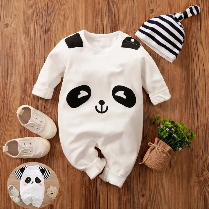 Baby Clothes Sets 100% Cotton Cartoon Panda Print 3D Ear Jumpsuit Bodysuit Romper for Baby Boys Girls | Lazada PH Baby Clothes Sets 100% Cotton Cartoon Panda Print 3D Ear Jumpsuit Bodysuit Romper for Baby Boys Girls | Lazada PH