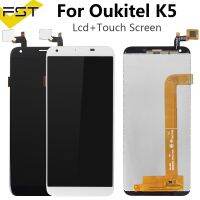 【❂Hot On Sale❂】 jing0saf สีดำ/ สีขาวสำหรับ Oukitel K5 Lcd Displaytouch Screen ชุดหน้าจอดิจิตอลซ่อมแซม Partstools กาวแผ่นกระจก Lcd