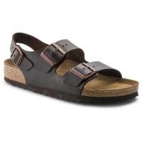 Birkenstock Milano รองเท้าแตะ หนังนิ่ม สําหรับผู้ชาย และผู้หญิง