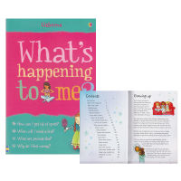 Usborne What S happening to me girl sex education encyclopedia story picture book whats wrong with me girls version of the English Guide to childrens adolescence