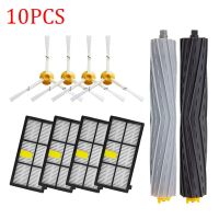 10Pcs Tangle-Free Debris Extractor/Side Brush/Hepa Filter Kit For Irobot Roomba 800 900 Series 860 870 880 890 960 980 990