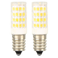 หลอดไฟ LED E14หรี่แสงได้หลอดไฟ E14 2ชิ้นหลอดไฟฐานยุโรปสำหรับ450LM โคมไฟระย้าตู้เย็น5W 3000K 100 1x 130V