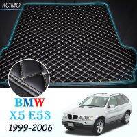 Alas Bagasi Mobil หนังสำหรับ BMW X5 E53ท้ายรถ1999-2006แผ่นรอง X5แผ่นรองกระโปรงหลังรถแผ่นส่งสินค้า E53 BMW หางแผ่นปูรถยนต์2004 2003