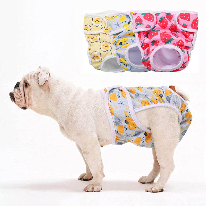 Dog Diapers Female Washable Doggy Diapers Reusable Dog Period Panties