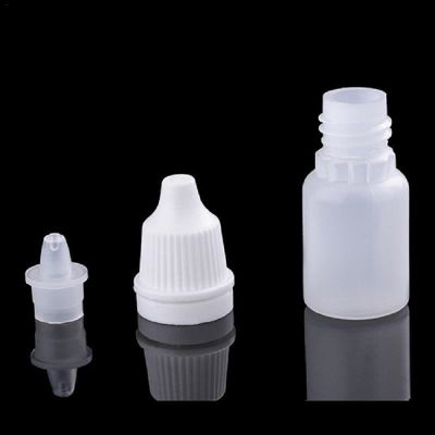 【YF】❁ↂ☢  Plastic Dropping Bottle Consist Of Three Parts 5 Squeezable Dropper With Needle Caps Men