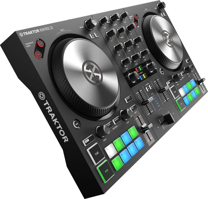 เครื่องมือพื้นเมือง-traktor-kontrol-s2-mk3ตัวควบคุมดีเจ