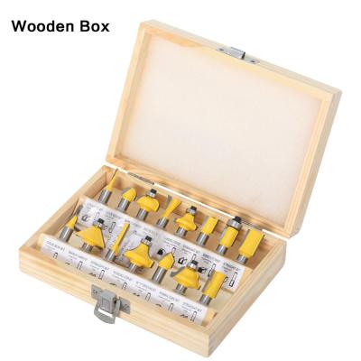 15pcs 8mm shank Router Bit Set Trimming Straight Milling Cutter for Wood Bits Tungsten Carbide Cutting Woodworking