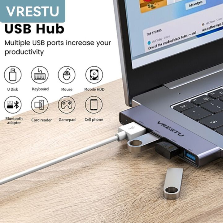 4-in-1-usb-hub-dock-3-0-5gbps-high-speed-4-port-otg-adapter-for-pc-macbook-lenovo-computer-accessories-expansion-docking-station-usb-hubs