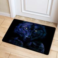 【SALES】 Entrance Doormat 3D Wolf Animal Pattern Floor Mats Bedroom Living Room Anti-slip Area Rug Bathroom Balcony Home Decoration