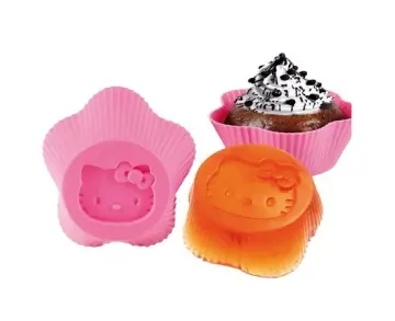 6pcs Random Cupcake Mold Set,Silicone Muffin Cups, Home Baking Cake Donut  Pudding Jelly Mould