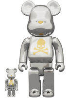 BEARBRICK MMJ Silver 100%400%