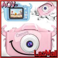 AOV Kids Camera ของเล่นกล้องเซลฟี่ความละเอียดสูงพร้อมแบตเตอรี่400MAh กล้องวิดีโอ USB สำหรับเด็กอายุ3ปีขึ้นไป