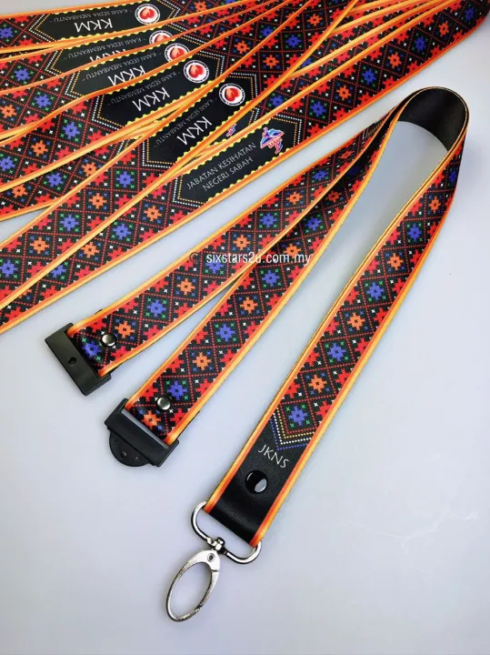 [READY STOCK] LANYARD JKNS 25MM JABATAN KESIHATAN NEGERI SABAH | Lazada