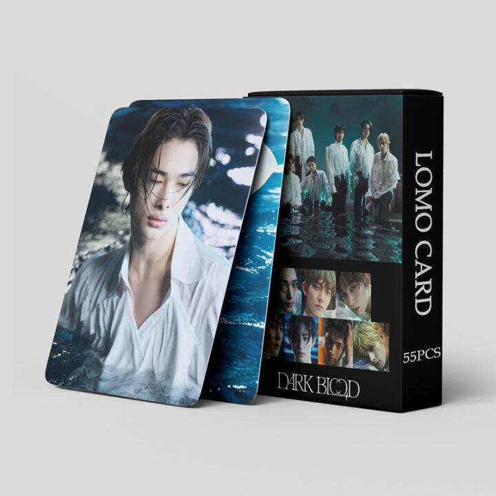 55pcs/box ENHYPEN Photocard Sacrifice KPOP Album LOMO Card Postcard