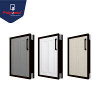 Polywood - บานซิงค์เดี่ยว uPVC รุ่น GROOVY SERIE ขนาด 44x64x10 cm.