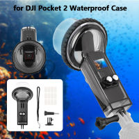 สำหรับ DJI Pocket 2เคสกันน้ำเคสเคสห่อหุ้มท่องดำน้ำ High Light Transmission Gimbal กล้อง Accessories