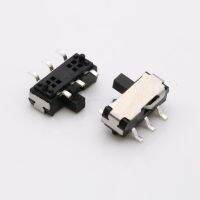 10pcs 6-pin 2-gear side horizontal patch toggle switch with positioning post pin Mini MSKT-22D14