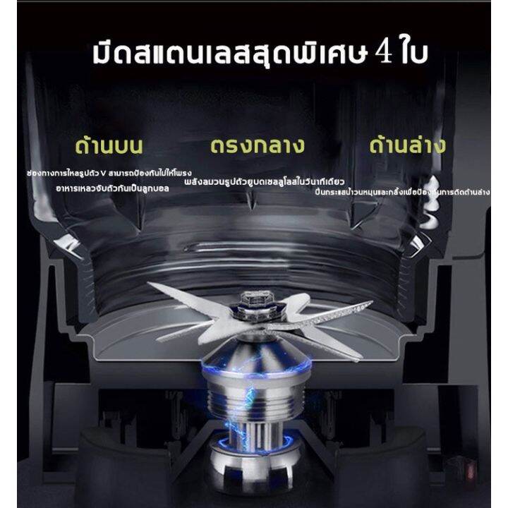 เชิงพาณิชย์เครื่องทำลายผนัง-8000w3l-ผลไม้น้ำปั่นเครื่องคั้นน้ำผลไม้-มัลติฟังก์ชันความจุเครื่องทำลายผนัง-ครอบครัว