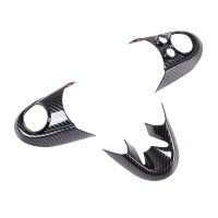 Car Steering Wheel Cover Carbon Fiber ABS Sticker Cover Trim for F54 F55 F56 F57 F60