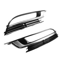 Front Bumper Grille Fog Light Grille Frame Fog Light Cover Car for VW CC 2013-2016 35D853666 35D853665