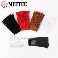 [HOT!] 2Meters Meetee 10 30cmx3mm Leather Suede Tassel Fringe Lace Ribbon for Handbag Clothing Dresses Decor DIY Sewing Accessories