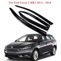 ที่บังแสงหน้าต่างด้านข้างสำหรับรถยนต์ Ford Focus 3 MK3 2013 2014 2015 2016ที่กำบังร่มเงาป้องกันแผงกันฝน