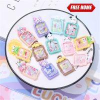 Freehome 5ชิ้นเรซิน Sanrio การ์ตูนโปร่งใสเครื่องประดับสร้อยคอ Diy ครีมกาวถ้วยน้ำสติ๊กเกอร์จี้ Aksesoris Resin